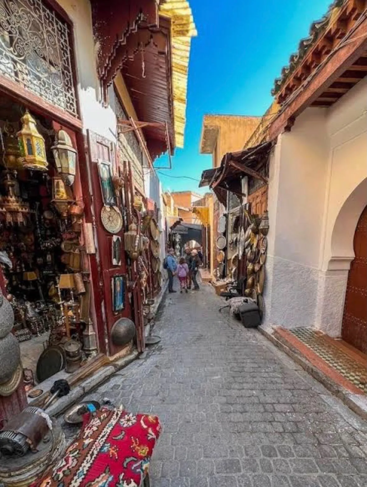 Souk street, Fez medina