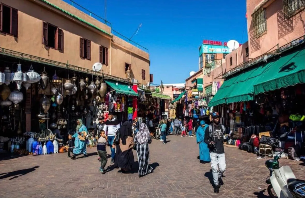 Street life in the medina