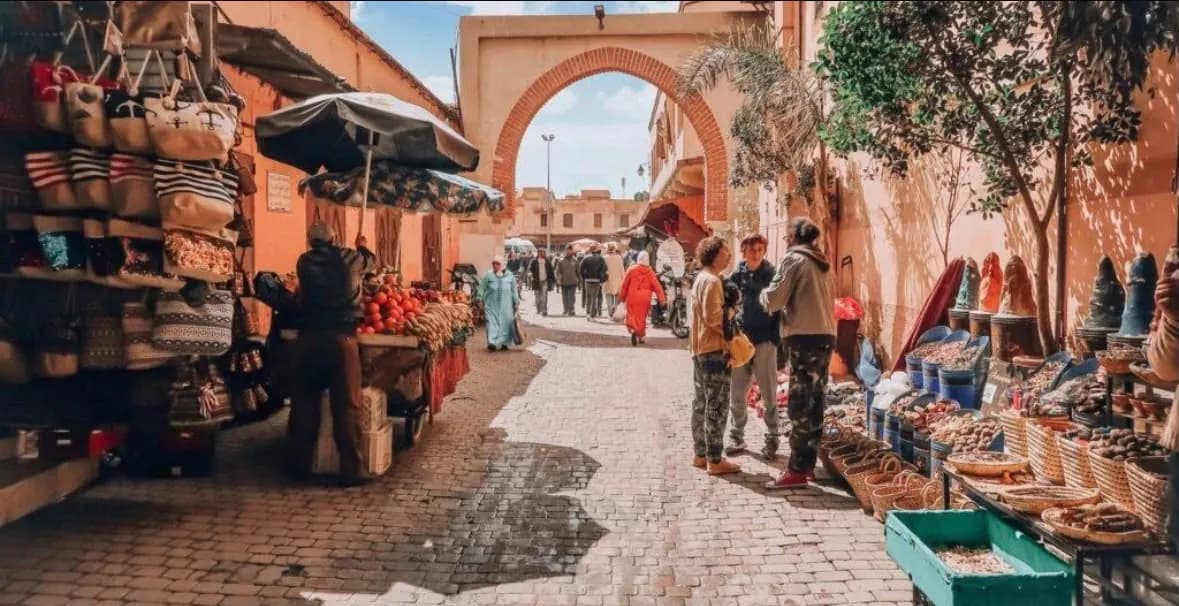 Craft stalls in the old town