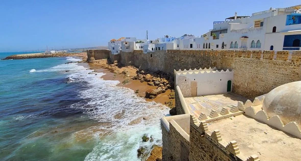Ramparts of Asilah on the Atlantic