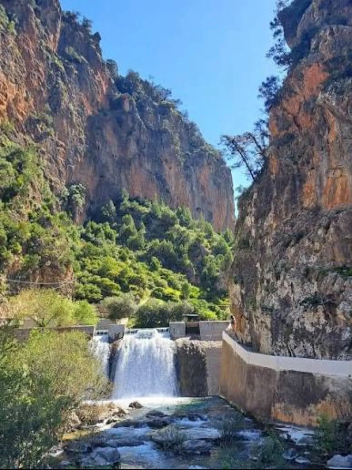 Akchour waterfalls